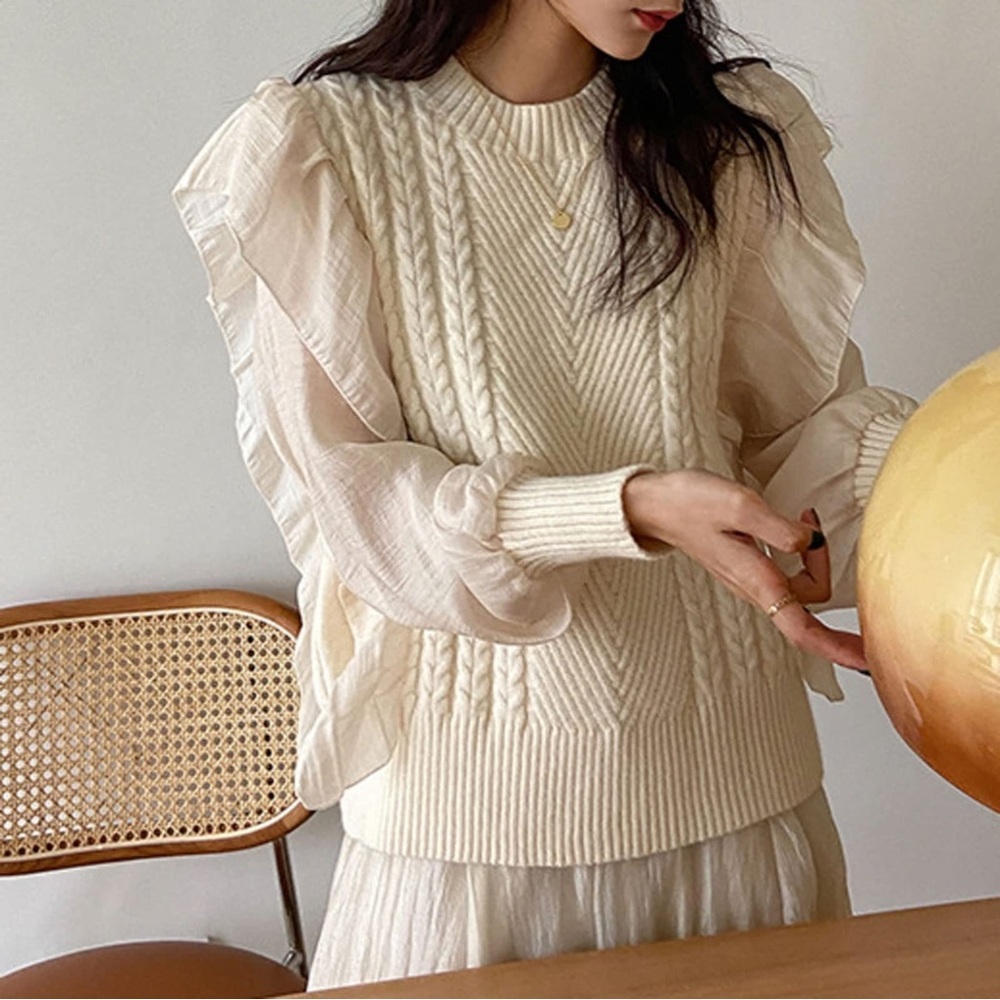 Avantlook Women's Cream Sweater